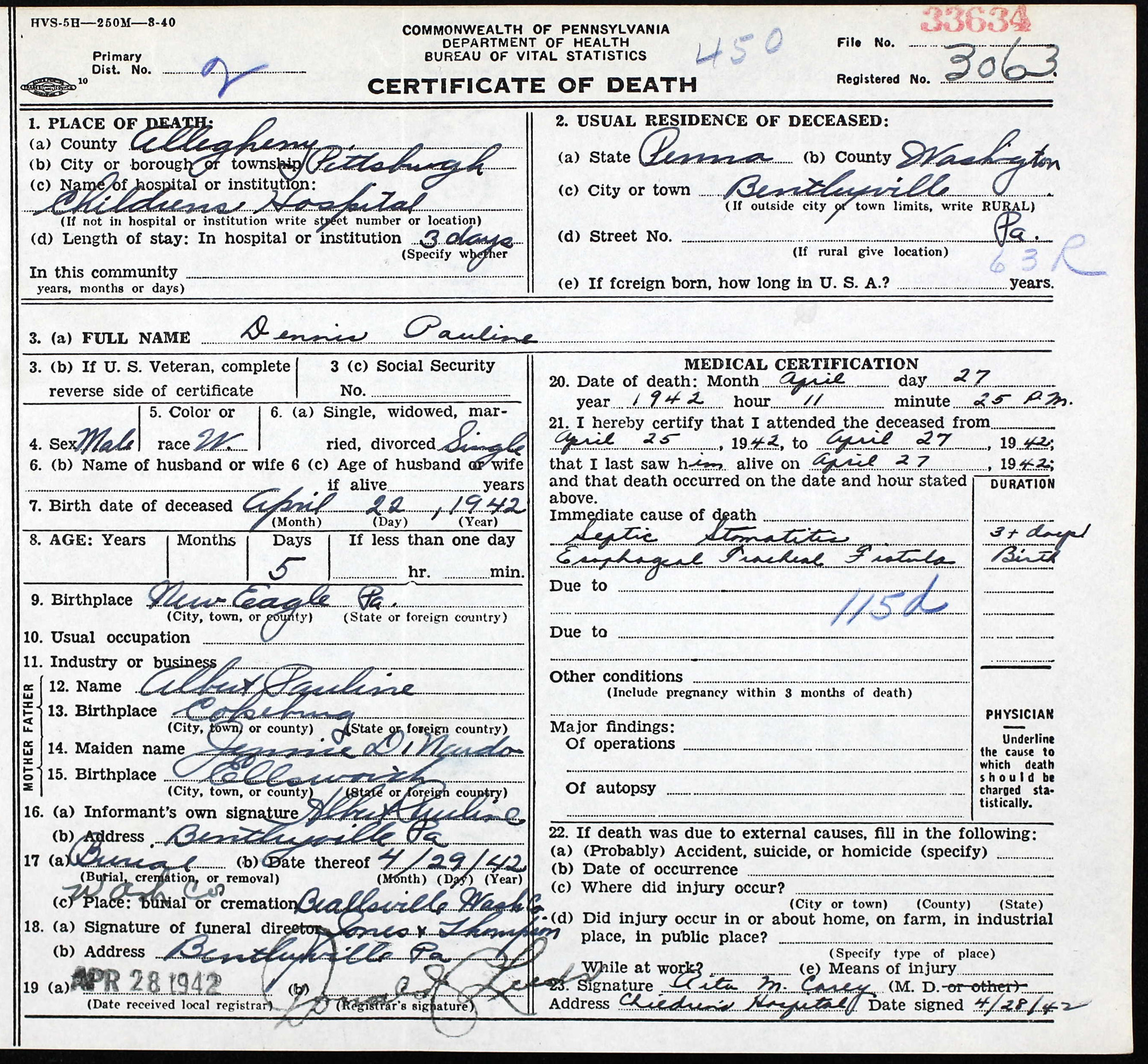 Dennis J. Pauline